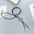 thumbnail image 4 of Bolo Tie Western Cowboy colgante para cumpleaños Graduaciones Estilo vintage Grado premium Hecho a mano para hombres Joyería duradera unisex Plata Sunnimix Corbata de bolo, 4 of 8