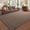 Brown-white, variant on 6x9 ft Black Area Rugs for Bedroom Living Room, Washable Memory Foam Indoor Carpet, Modern Aesthetic Minimalist Non Slip Soft Comfy Carpet for Boys Girls Dorm Home Decor