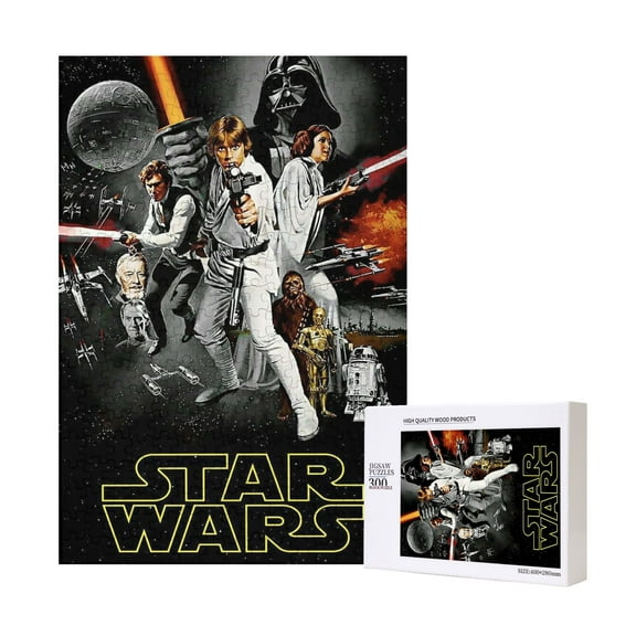 Star War-S Wooden Picture Puzzle 300 Piece Jigsaw Puzzle for Adults Challenging Puzzle Game Gifts