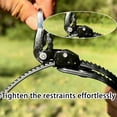 thumbnail image 5 of 4pcs 20 Inch Heavy Duty Reusable Ratcheting Cable Ties with Stainless Steel Buckle, Adjustable Locking Straps, 5 of 7