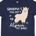 thumbnail image 4 of Inktastic Grandma's You Say Alpaca My Bags Boys or Girls Toddler T-Shirt, 4 of 5