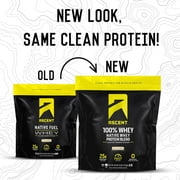 Ascent 100% Whey, Native Whey Protein Blend - Clean Post Workout Recovery, Digesting, Zero Artificial Flavors & Sweeteners, Gluten Free, 5.5g BCAA, 2.6g Leucine, Vanilla Bean 4 lb.