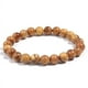 thumbnail image 1 of Xiao Hua Pulsera de cuentas de madera para hombres y mujeres, ligera y elástica, estilo F, 1 of 5
