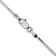 thumbnail image 4 of 14K White Gold 1.2mm Octagonal Snake Chain 24", 4 of 6