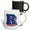 Multicolor, variant on 3drose, Personalized Initial Letter R 3d Blue, 11oz Two-tone Black Mug