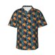 thumbnail image 1 of Balery Owls In Cartoon Style Camisas hawaianas de manga corta para hombre, camisas playeras de corte holgado, camisas de vacaciones con botones,XX-Large, 1 of 7
