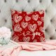 thumbnail image 5 of Fundas de almohada DcGZvy, tamaño estándar, 45 x 45 cm, decorativas, con estampados de San Valentín, estilo bohemio, cuadradas., 5 of 6