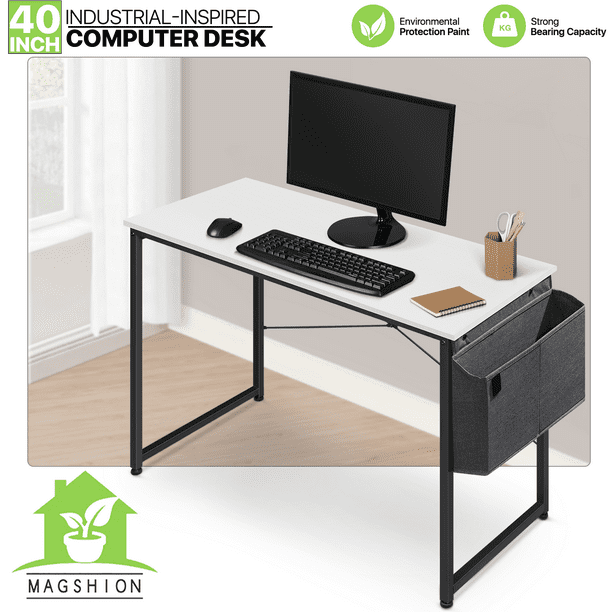 Magshion Computer Desk 40 Inches with Storage Bag, Student Laptop