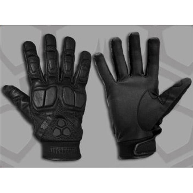 Half Finger - Black 2X Large SWAT Tactical Leather Gloves 