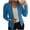 Blue, variant on Great Gifts for Less Ofreoo Women's Solid Color Casual Fashion Button Long Sleeved Cardigan Jacket Coat Tops Fall Coats for Women 2024
