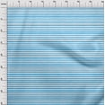 thumbnail image 4 of oneOone Cotton Poplin Iris Blue Fabric Stripes Quilting Supplies Print Sewing Fabric By The Yard 56 Inch Wide, 4 of 6