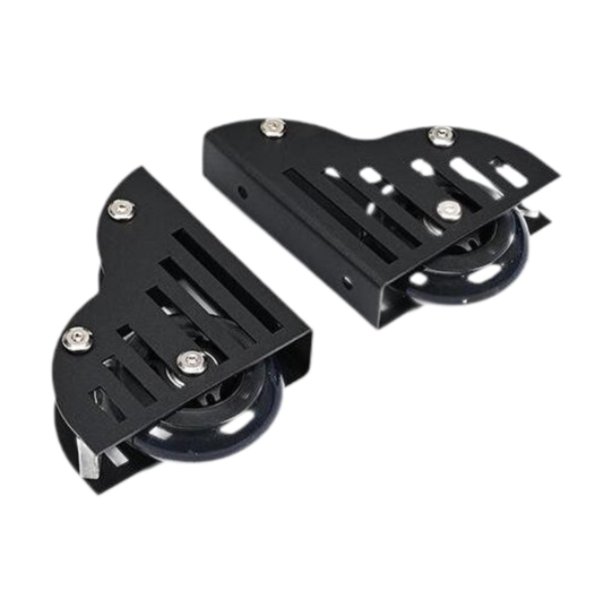 2 piezas de biblioteca deslizante hardware de hardware corredizo de la puerta del piso deslizante gabinetes de interior estanterías kit de de escalera