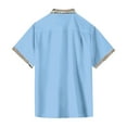 thumbnail image 3 of Yiaimeir Summer Luxury Short Sleeve Beach Shirt Tops Mens Designer Clothes,Size M-4XL, 3 of 4