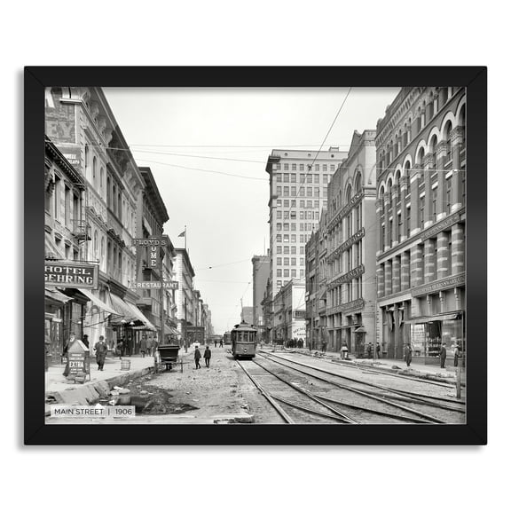 Second Story Collection, Memphis 16x20 Straight Fit Framed Canvas