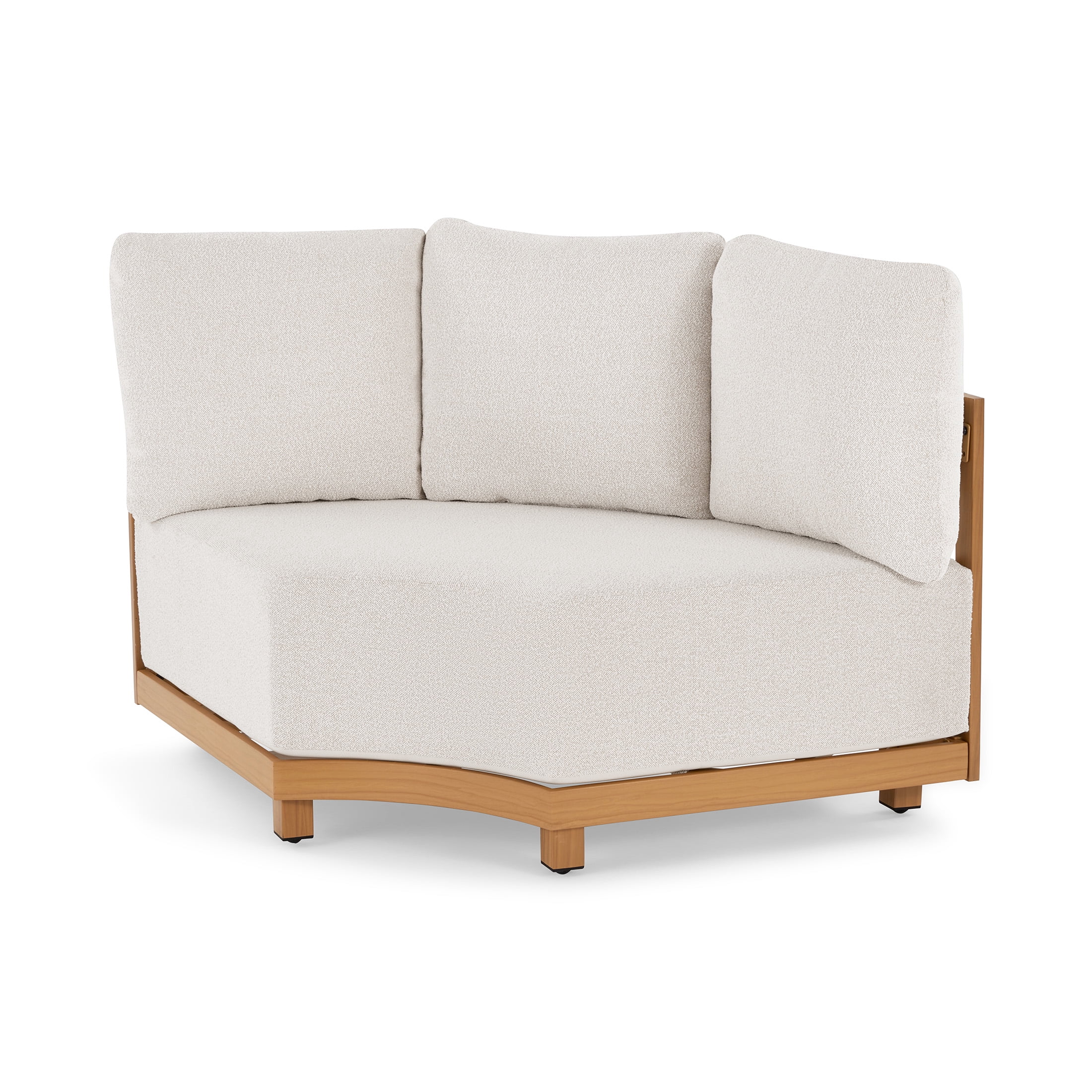 Better Homes & Gardens Juliet Outdoor Corner Chair with Patio Cover, Beige
