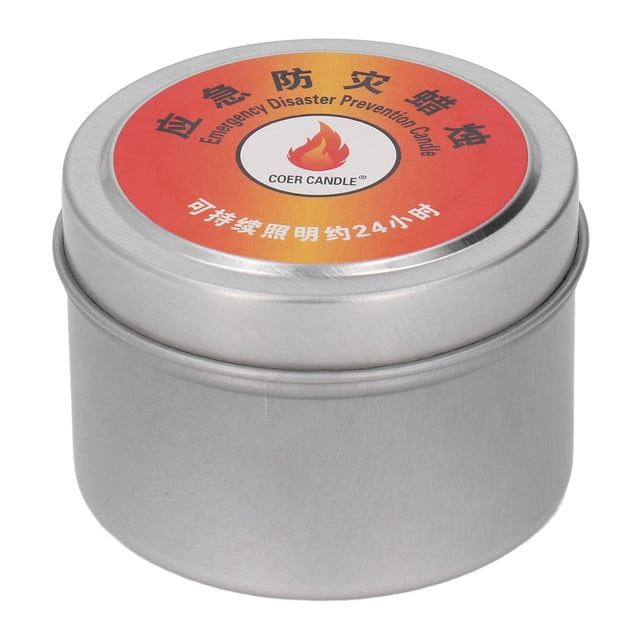 Emergency Candle, Long Lasting Outdoor Camping Candle For Rescue For Office Silver,Gold