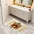 thumbnail image 5 of Cagogo under $5 Holiday Entrance Mat, Christmas Stereoscopic Embroidery Style Carpet, 40x60cm Non-slip Door Mat, Household Absorbent Foot Mat, Holiday Decor Doormat, Washable Entrance Carpet, 5 of 6