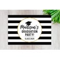 thumbnail image 4 of Andaz Press Custom Personalized Disposable Paper Placemats, 12 x 18 Inch, Set of 25, Striped Custom Graduation Party, Tableware, Dining, Tabletop, Table Setting for Graduation Party, 4 of 4