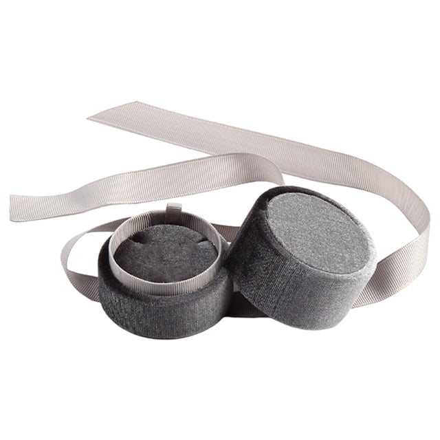 Joyero Redondo Empaquetado Vendaje Moda para Collar colgante gris Sunnimix Cajas de joyas