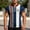 004 Purple, variant on Men's Retro Bowling Polo Shirt Color Block Vertical Stripe Quarter Zip Stand Collar Pullover Casual Sport Streetwear Top