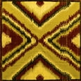 thumbnail image 1 of Ahgly Company Indoor Square Abstract Yellow Modern Area Rugs, 5' Square, 1 of 4