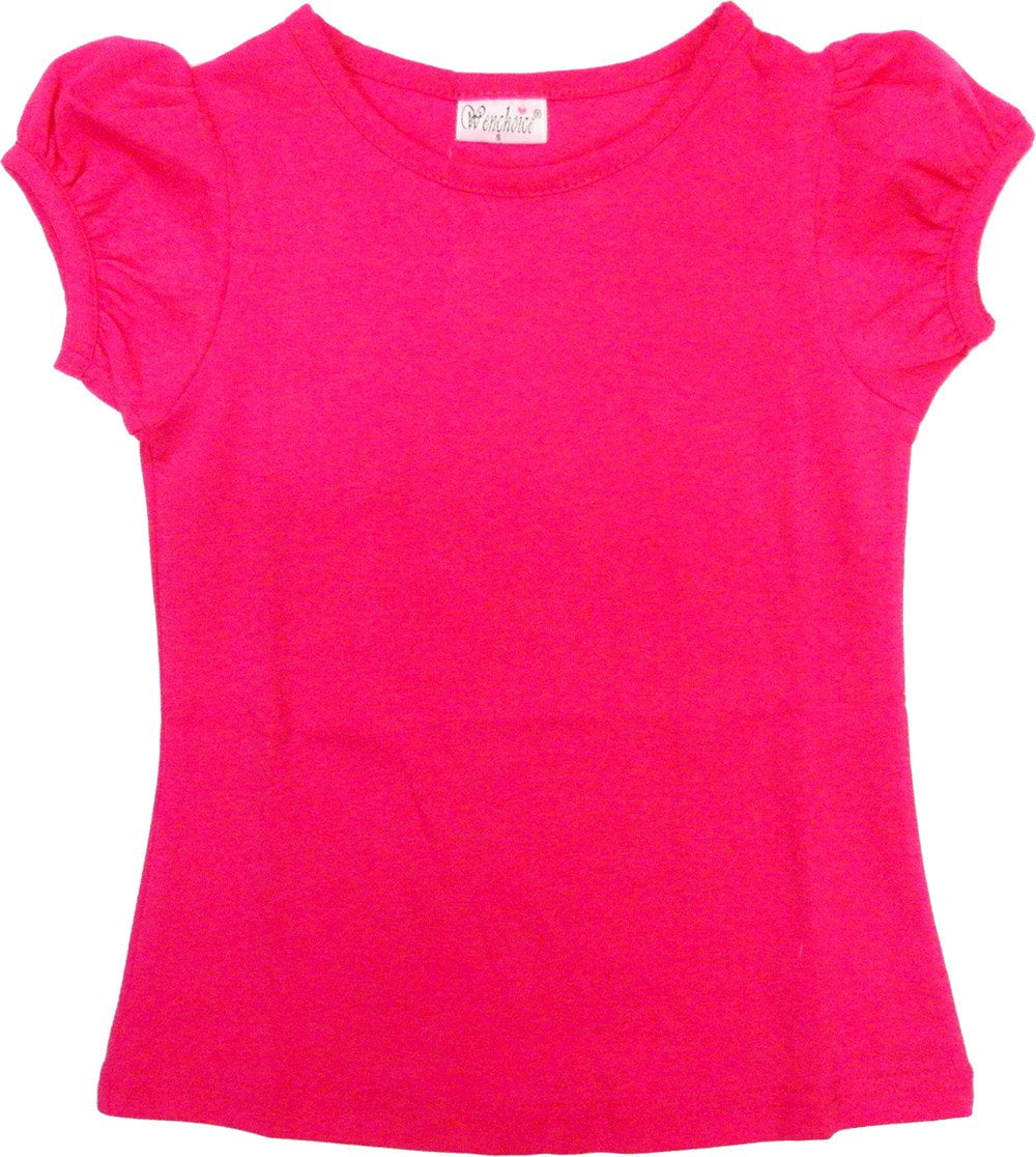 Wenchoice Girl'S Hot Pink Plain Tee S(1T-2T) - Walmart.com