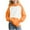 Orange, variant on Tdoqot Girls Color Block Hoodies- Long Sleeve Pullover Casual Cute Kids Sweatshirt Orange Size 2-14