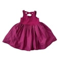 thumbnail image 3 of Toddler Girls' Dresses Floral Print Full Length Tiered Ruffle Sleevelesswear Beach Girls Athletic Dress Size 1-2T, 3 of 6