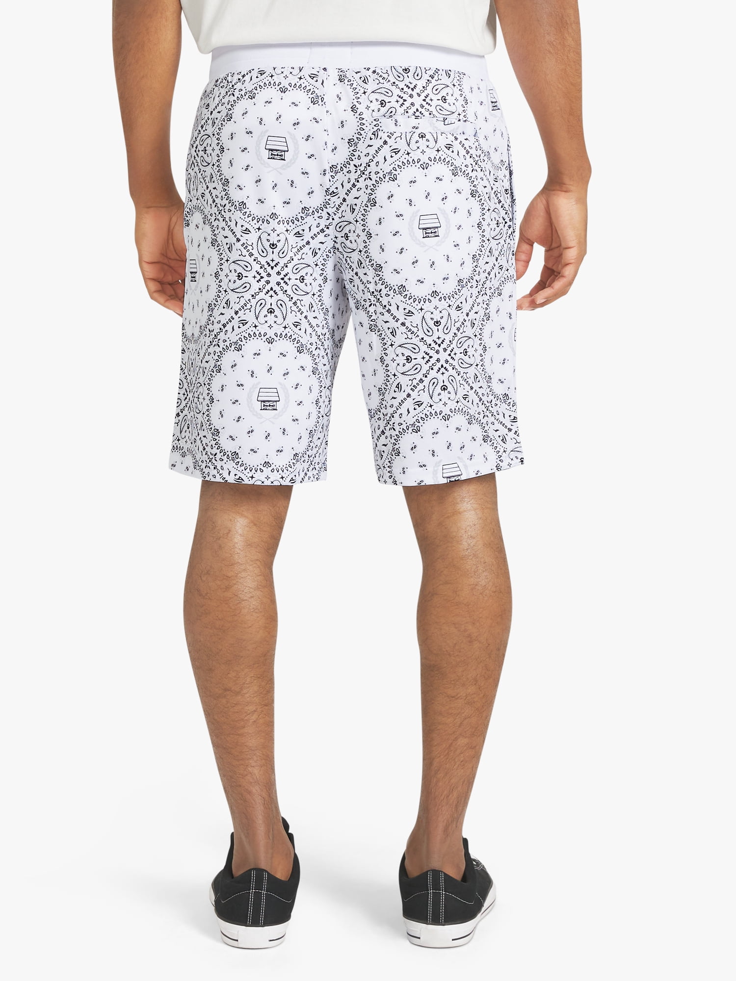 Dogg Supply by Snoop Dogg Big Men's Bandana Print Mesh Shorts, Sizes 4XL - 5XL