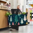 thumbnail image 6 of Christmas Tree Large Capacity Reusable Foldable Grocery Baskets with Storage Bag – Oxford Cloth Storage Basket for Easter, 6 of 7