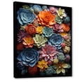 thumbnail image 2 of Designart "Nature s Resilience Colorful Succulents" Floral & Botanical Floater Framed Wall Art Print, 2 of 7