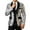 Silver, variant on Men's Formal Tailored Jacket with Sequinned Winged Design for Stage Performance and Party Events Blue L