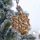 thumbnail image 4 of Adornos navideños, adornos navideños, regalos navideños, colgante pequeño tejido a mano de Navidad, copo de nieve, estrella de cinco puntas, decoración para colgar en la pared, regalos navideños, un c, 4 of 5