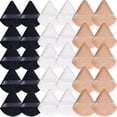 thumbnail image 1 of 30PCS Triangle Powder Puff, Setting Powder Puff for Make Up, Face Puff Pads for Loose Powder and Press Powder, Makeup Sponge Powder Applicator for Face and Eye (White, Black, Nude), 1 of 5