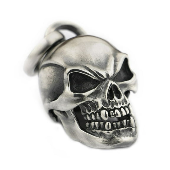 LINSION Pendants 925 Sterling Silver Skull Mens Biker Gothic Punk Jewelry TA91