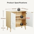 thumbnail image 5 of Putuo Decor 31.5" Sideboard Cabinet with Doors, Modern Storage Cabinet with Adjustable Shelves, 5 of 9