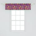 thumbnail image 2 of Ambesonne Dia De Los Muertos Window Valance, Funny Skulls, 42" x 12", Multicolor, 2 of 3