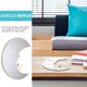 thumbnail image 2 of 1pc Children Room Acrylic Mirror Wall Stickers Moon Shape Mirror Wall Sticker, 2 of 4