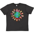 thumbnail image 3 of Inktastic Peace Through Unity Youth T-Shirt, 3 of 5