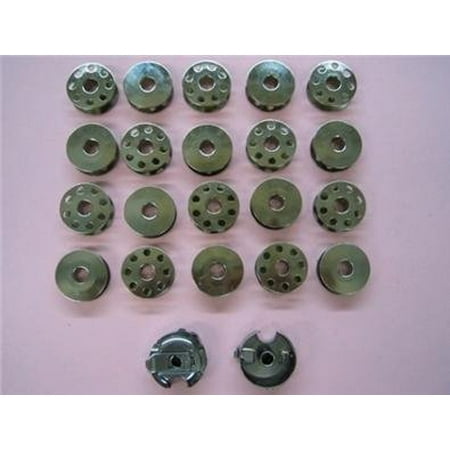 Bobbins Needles - Cutex(TM) Brand 20 BOBBINS & 2 BOBBIN CASE SINGLE NEEDLE MACHINES CONSEW BROTHER JUKI