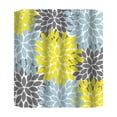 thumbnail image 2 of Cortina de ducha myvepuop de 70 x 70 pulgadas con 12 ganchos de plástico, impermeable, para baño, resistente, lavable a máquina, secado rápido, color azul claro, talla única, 2 of 8