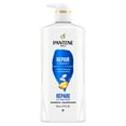 thumbnail image 1 of Pantene Shampoo, Repair and Protect for Damaged and Bleached Hair, Gentle Cleansing, Detangles Hair, Safe for Color Treated Hair, 1 of 10
