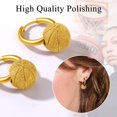 thumbnail image 6 of FindChic Earrings for Women Basketball Stainless Steel/14K Gold/Black Plated Dangle Hoops,Mens Sports Trendy Earrings for Birthday Christmas Day Gift,with Gift Box, 6 of 10