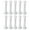 White, variant on 10Pcs Spring Door Stoppers with Rubber Bumper Flexible Spring Heavy Duty Wall Door Stop Wall Protector Easy to Install