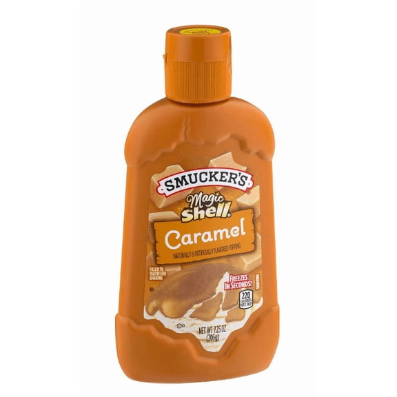 Smucker,S, Magic Shell, Caramel, 7.25Oz Bottle (Pack Of 2)