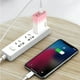 thumbnail image 4 of Cargador rápido de puerto múltiple QC3.0 LED de 65W con efecto degradado, rosa, 4 of 6