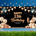 thumbnail image 4 of Decorative Design Happy 13th Birthday Banner Colorful Theme Party Decoration Balloon Decoration Celebration Banner for Teen Birthday Party Indoor Decoration Kids Celebration, 4 of 9