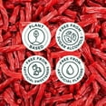thumbnail image 5 of Smart Sweets Red Twists, Licorice Gummy Candy with Low Sugar (2g), Low Calorie (110), No Artificial Sweeteners, Vegan, Plant-Based, Gluten-Free, Healthy Snack for Kids & Adults, 1.8oz (Pack of 6), 5 of 8