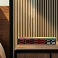 thumbnail image 1 of Reloj digital LED Música Regalos electrónicos Regalos Multifuncionales Gran exhibición fácil de leer para músicos Table de oficina dormitorio Luz roja, 1 of 8