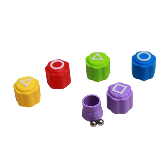 Juego Lanzamiento Piedra Pebbles Play Game 5pcs Set Interactive para Fanáticos La Televisión Y